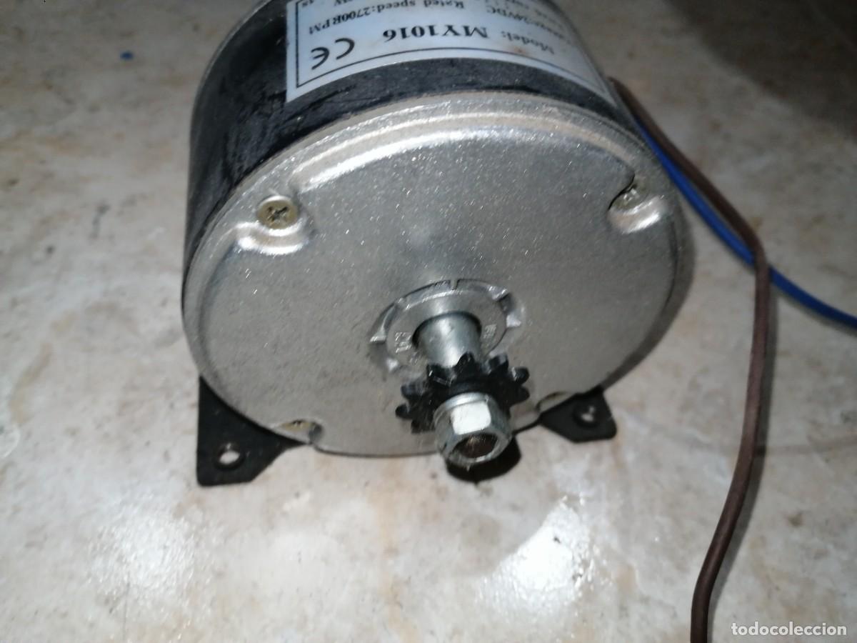 Segunda mano: Motor 24 voltios antiguo pat&iacute;n el&eacute;ctrico .