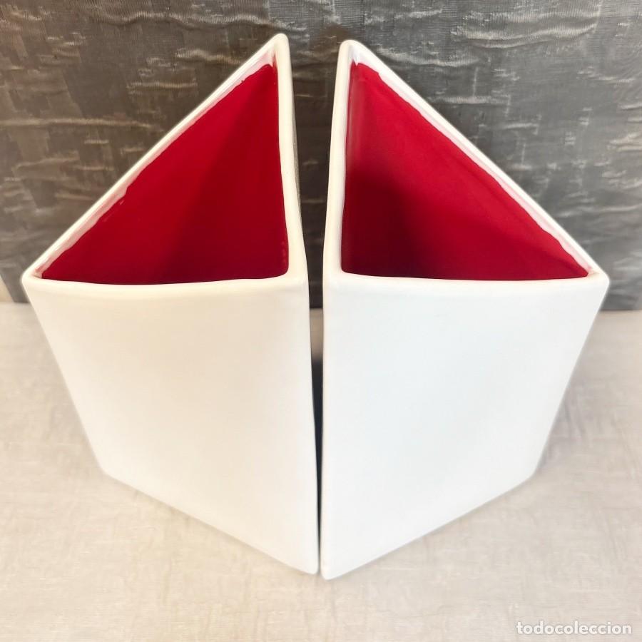 Segunda mano: Pareja de jarrones Geom&eacute;tricos - Foto 3