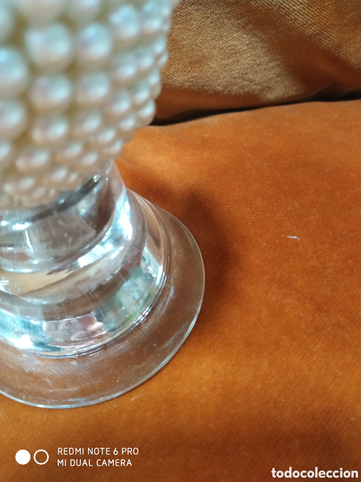 Segunda mano: Bola de perlas con peana - Foto 2