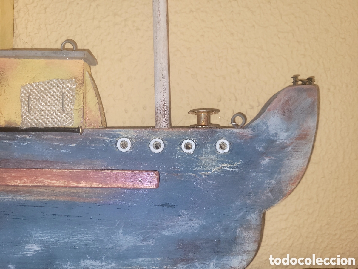 Segunda mano: Barco de madera con luz - Foto 2