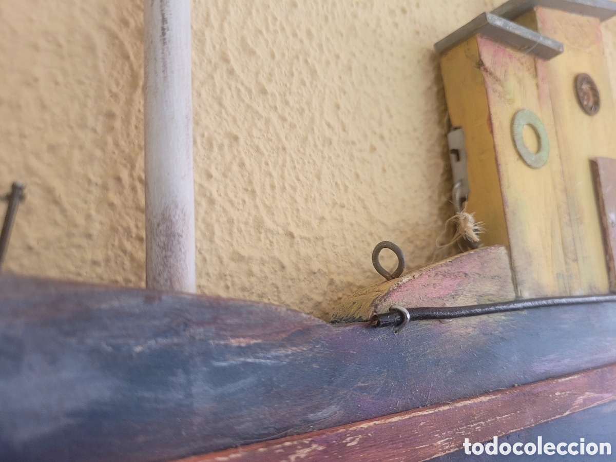 Segunda mano: Barco de madera con luz - Foto 4