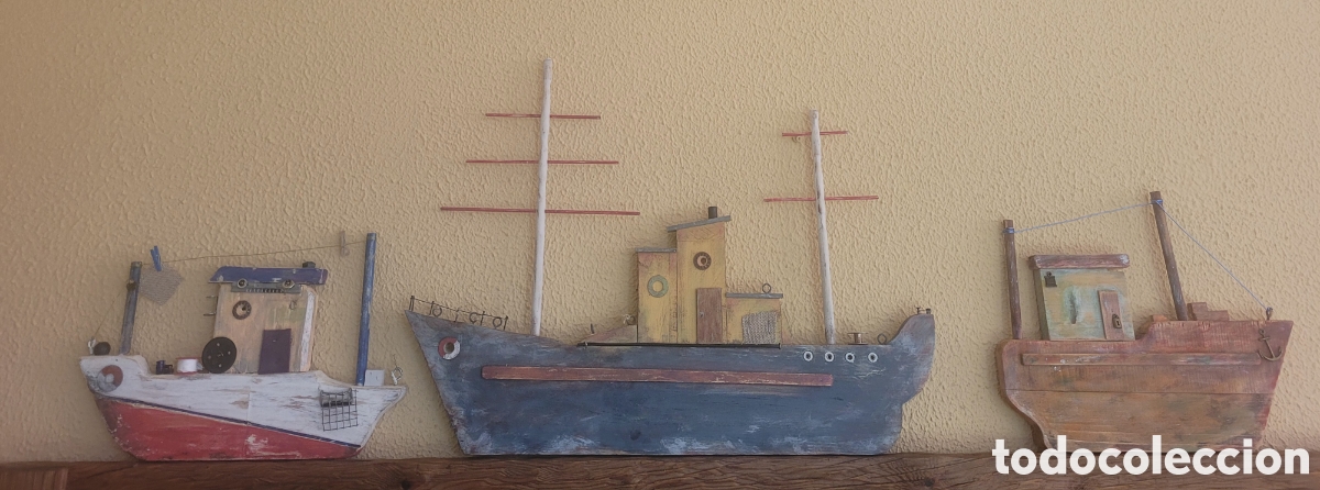 Segunda mano: Barco de madera con luz - Foto 5