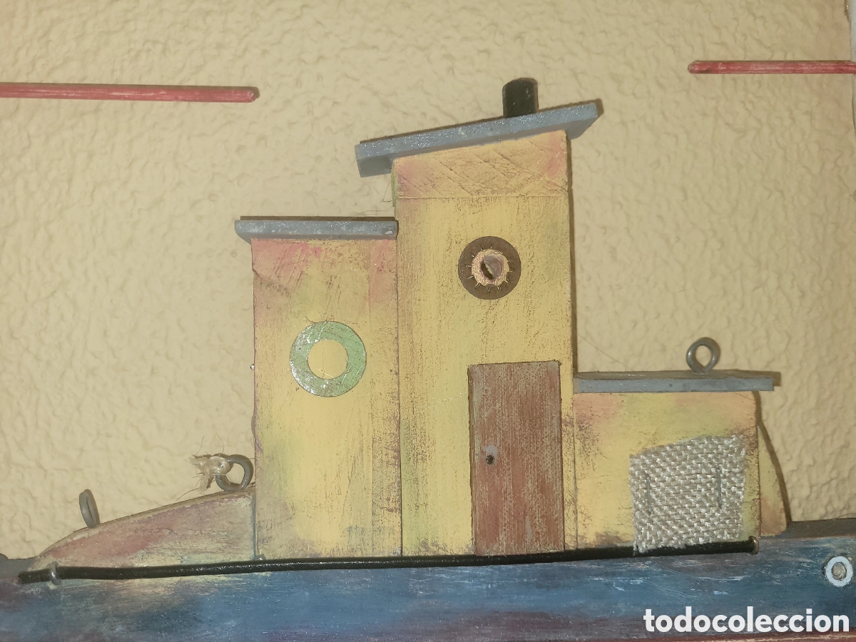 Segunda mano: Barco de madera con luz - Foto 9