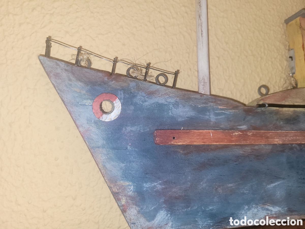 Segunda mano: Barco de madera con luz - Foto 10