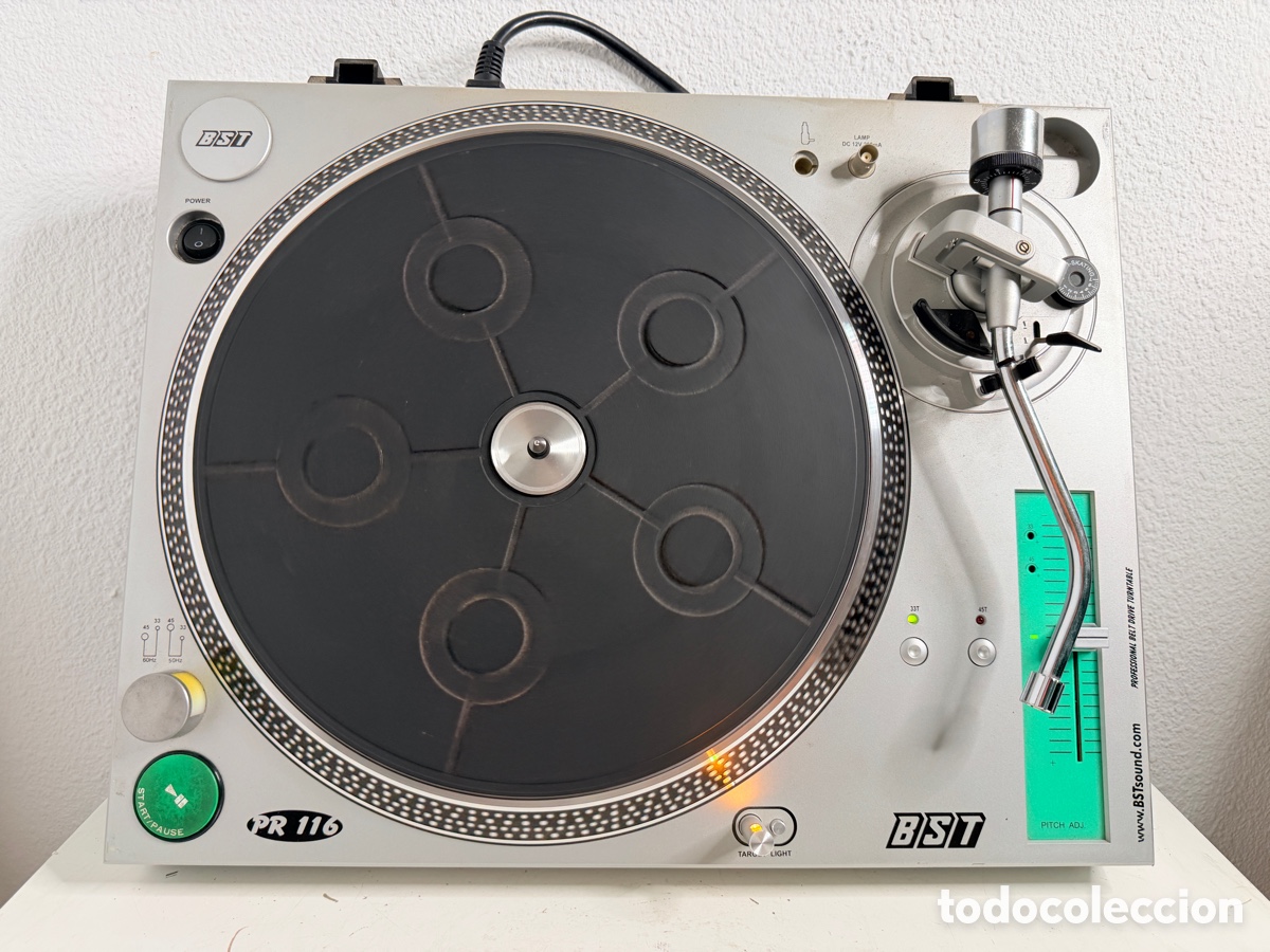 Segunda mano: BST PR 116 Professional DJ Turntable Incompleto Motor Funciona Ok