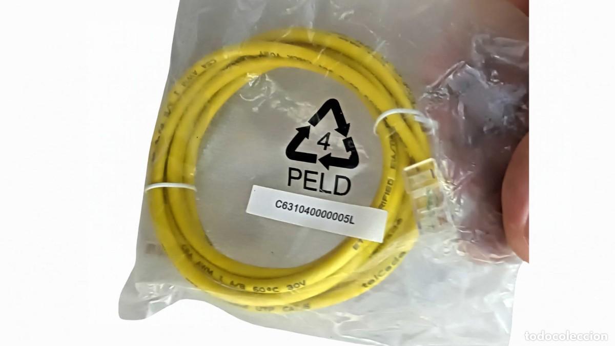 Segunda mano: CABLE DE RED ETHERNET CAT.5 UTP - CONECTORES RJ45 - 150 CM - COLOR AMARILLO