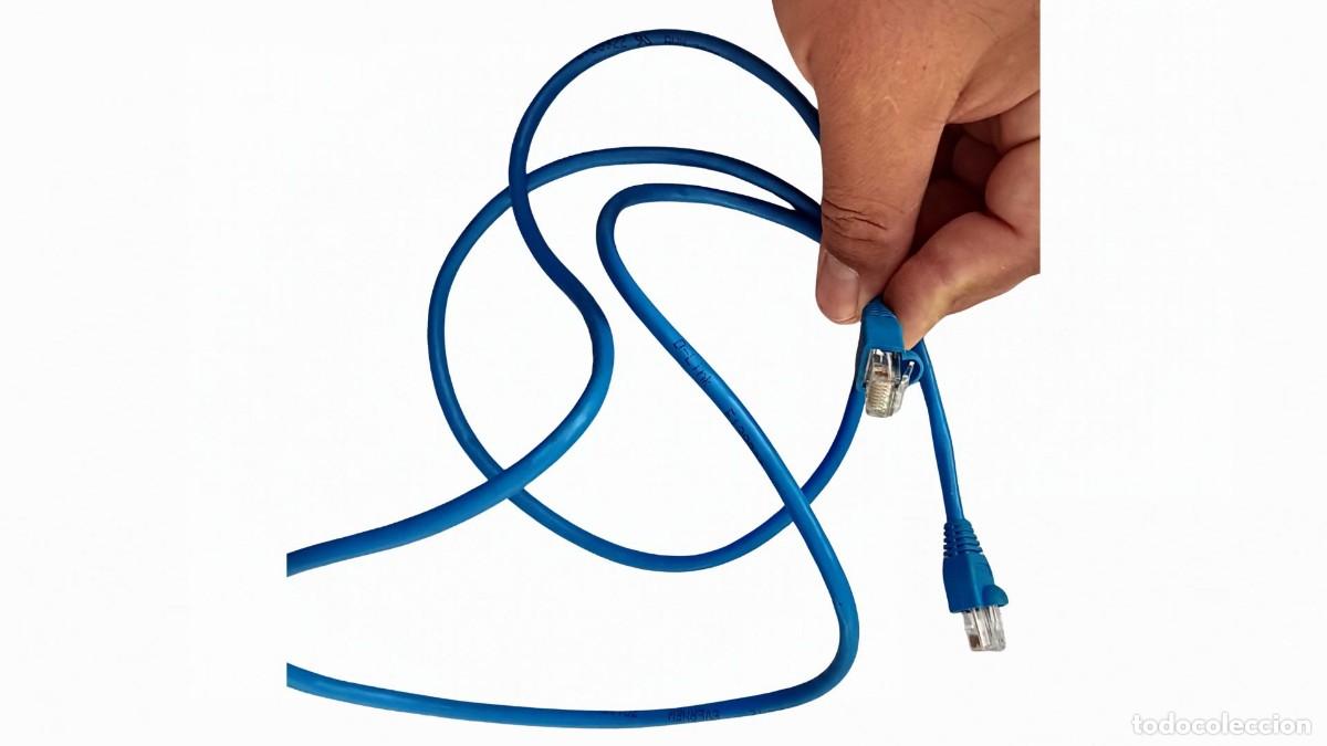 Segunda mano: CABLE DE RED ETHERNET DIRECTO RJ45 - D-LINK - 150 CM - COLOR AZUL - Cable directo