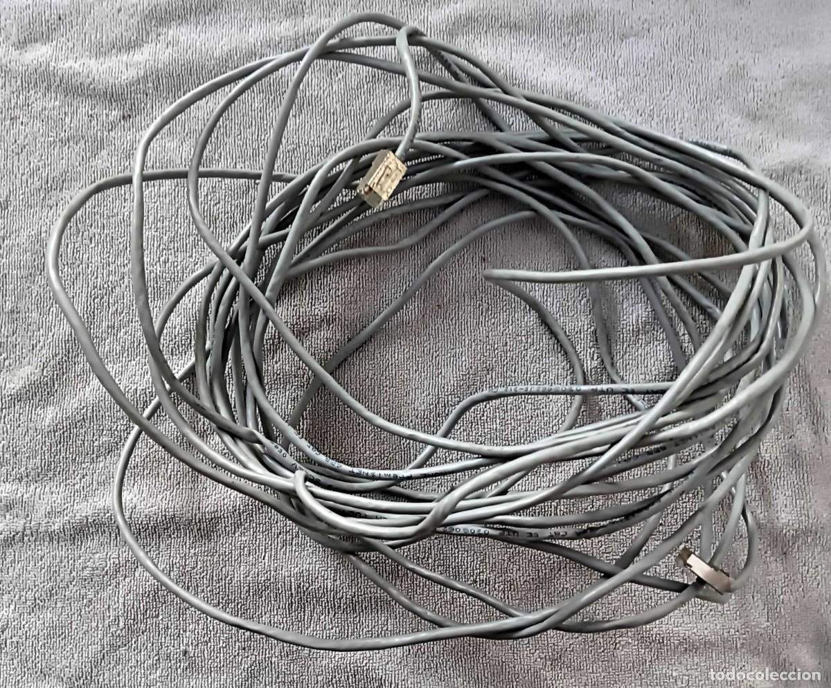 Segunda mano: CABLE DE RED ETHERNET RJ45 - 15 m - COLOR GRIS - CONECTORES CON PROTECTOR - Cable directo