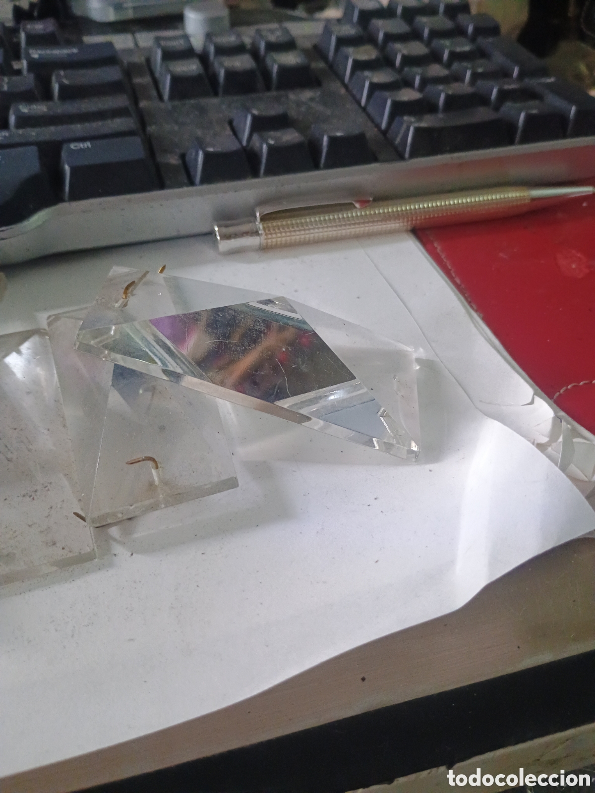 Segunda mano: 12 LAGRIMAS DE CRISTAL 8X4X3 CM - Foto 1