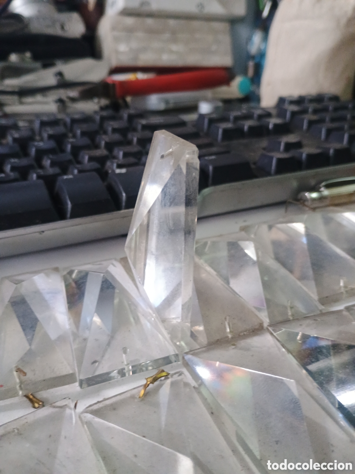 Segunda mano: 17 LAGRIMAS DE CRISTAL 6 X2,5 X 3CMS - Foto 2