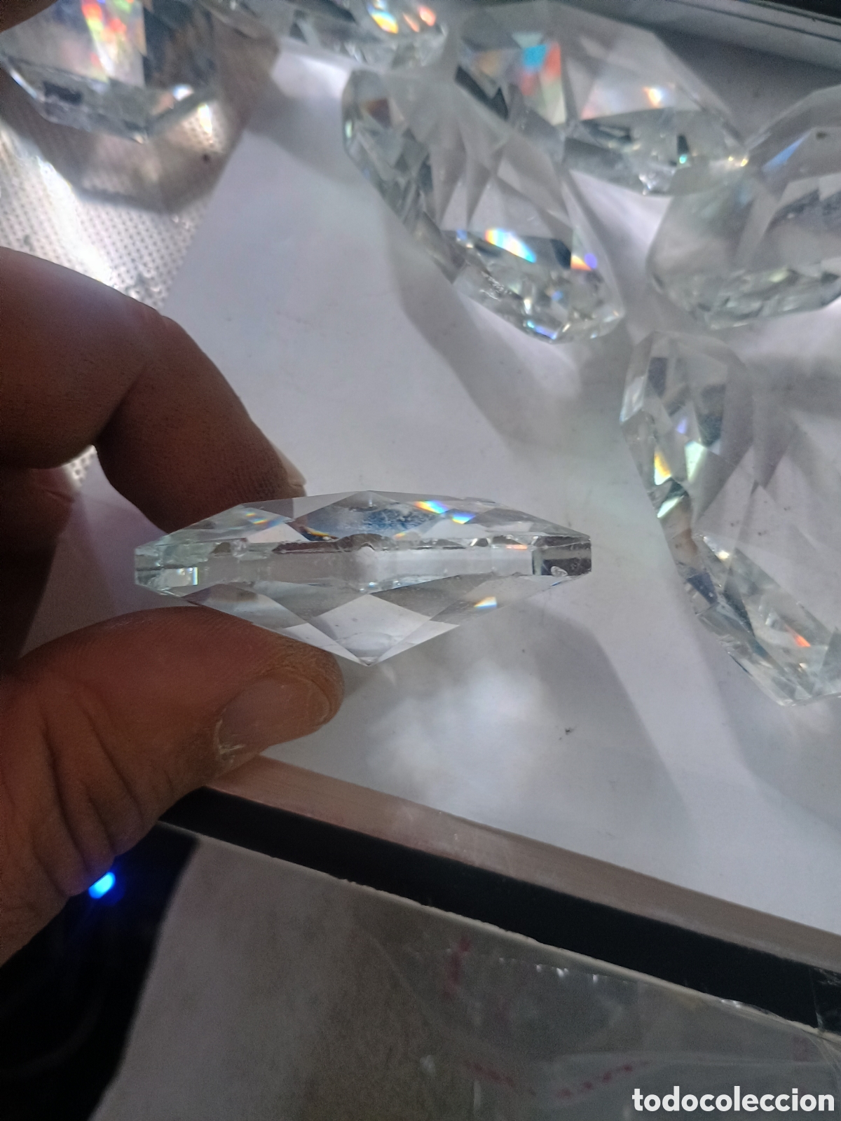 Segunda mano: 34 LAGRIMAS DE CRISTAL 5 X3 CMS - Foto 2