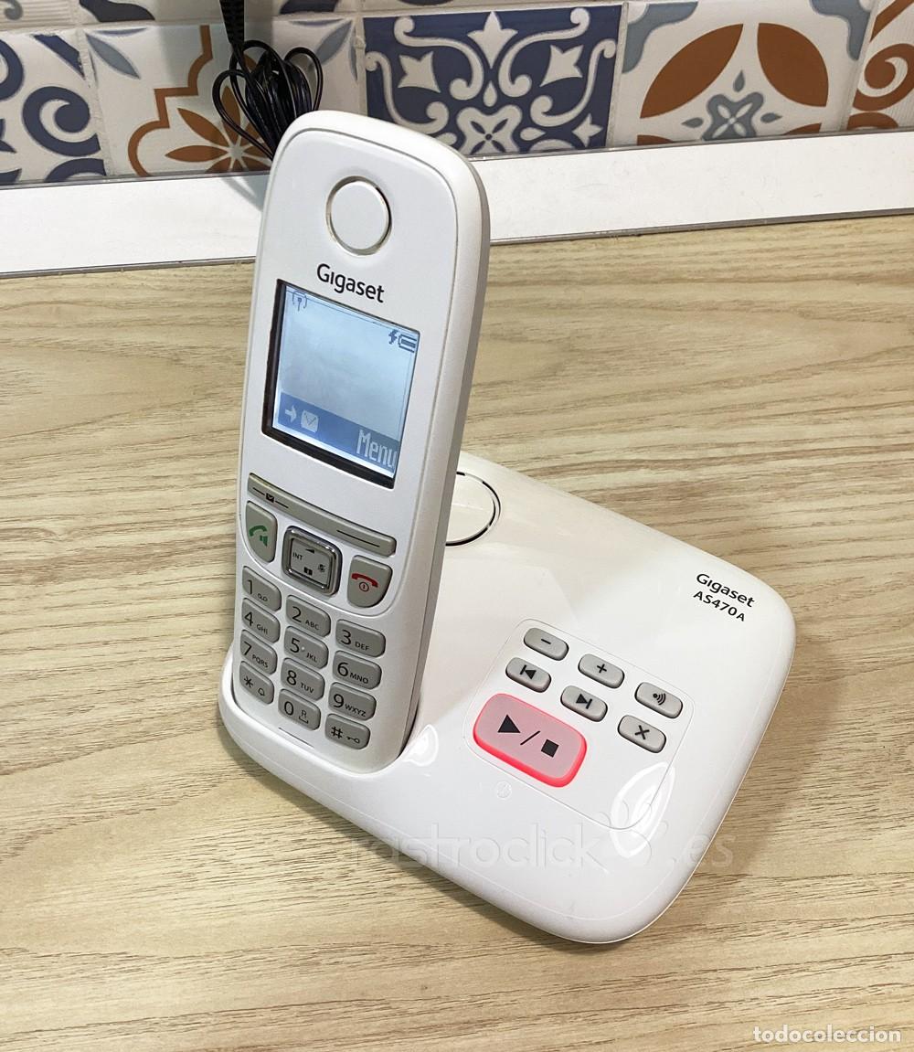 Segunda mano: Tr&iacute;o de tel&eacute;fonos inal&aacute;mbricos Gigaset AS470A - Foto 10