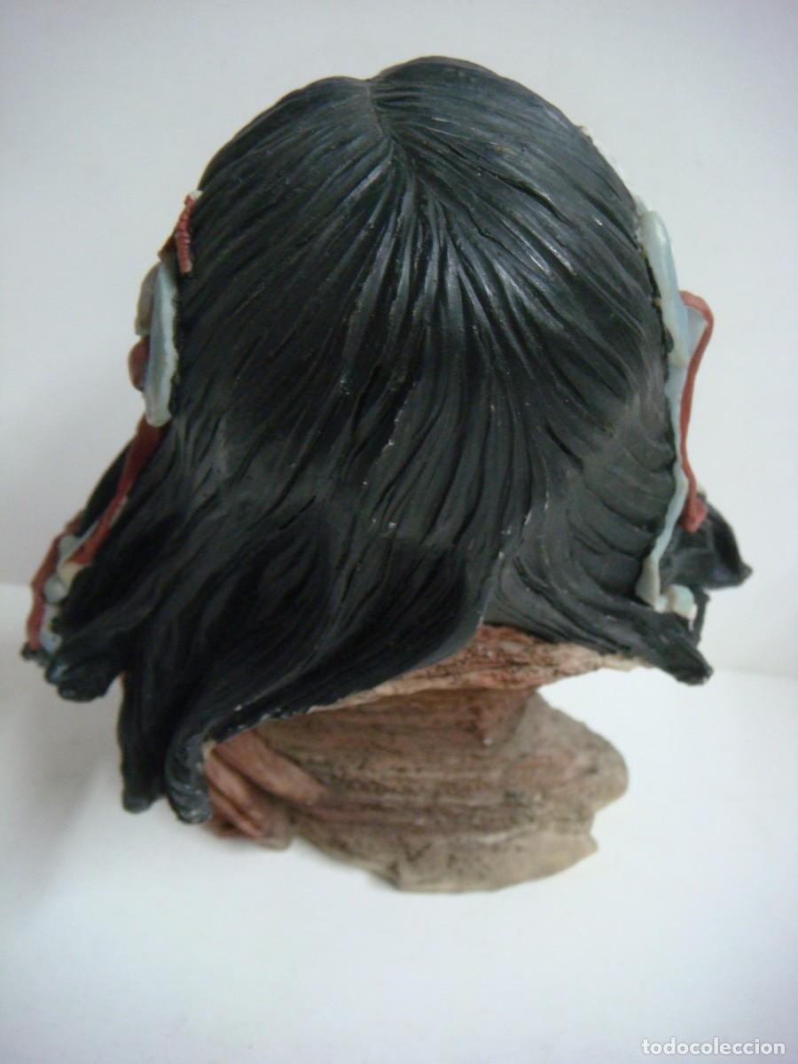 Segunda mano: FIGURA CABEZA DE UN INDIO-(&) - Foto 3