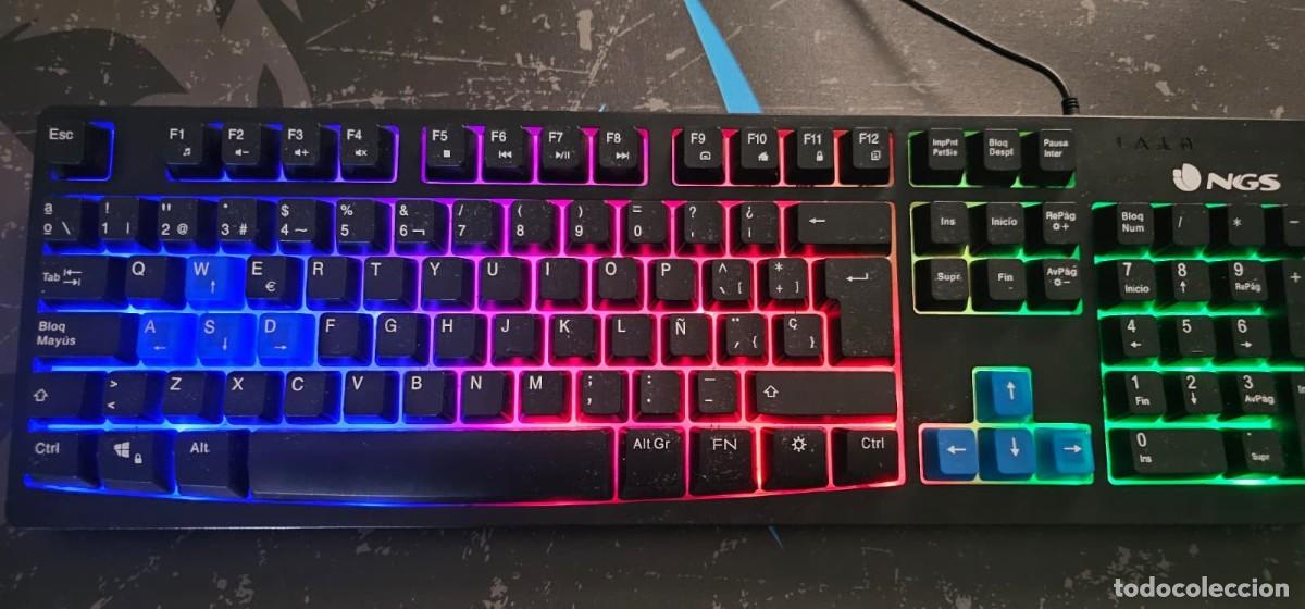 Segunda mano: Teclado Gaming NGS (RGB multicolor) - Foto 2