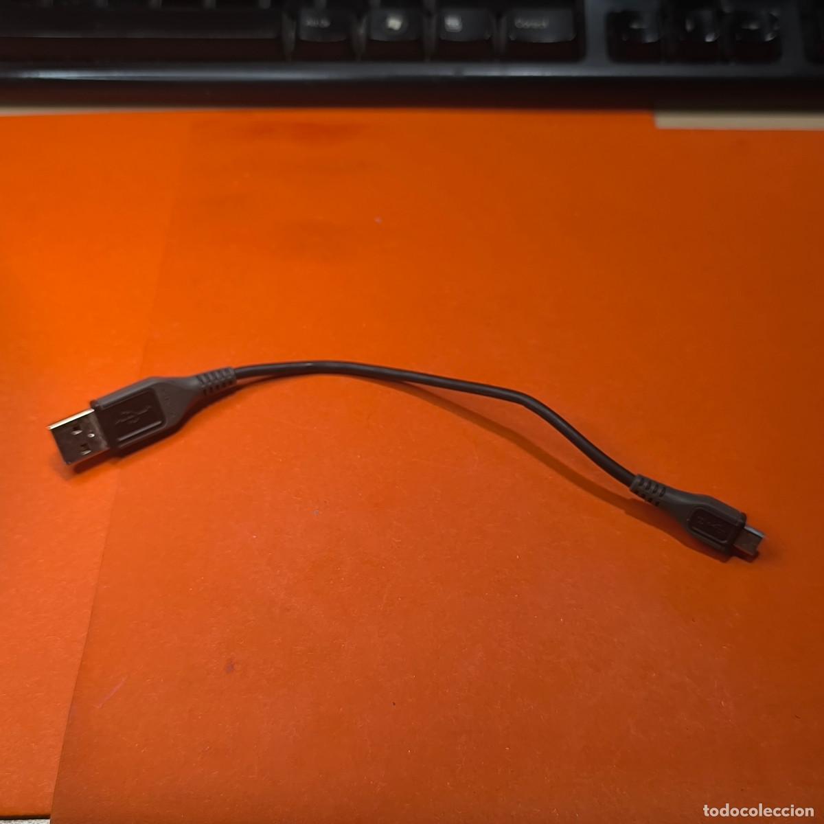 Segunda mano: 005498INF-Cable datos y carga 21 cm usb-micro usb Nokia, modelo CA-101D