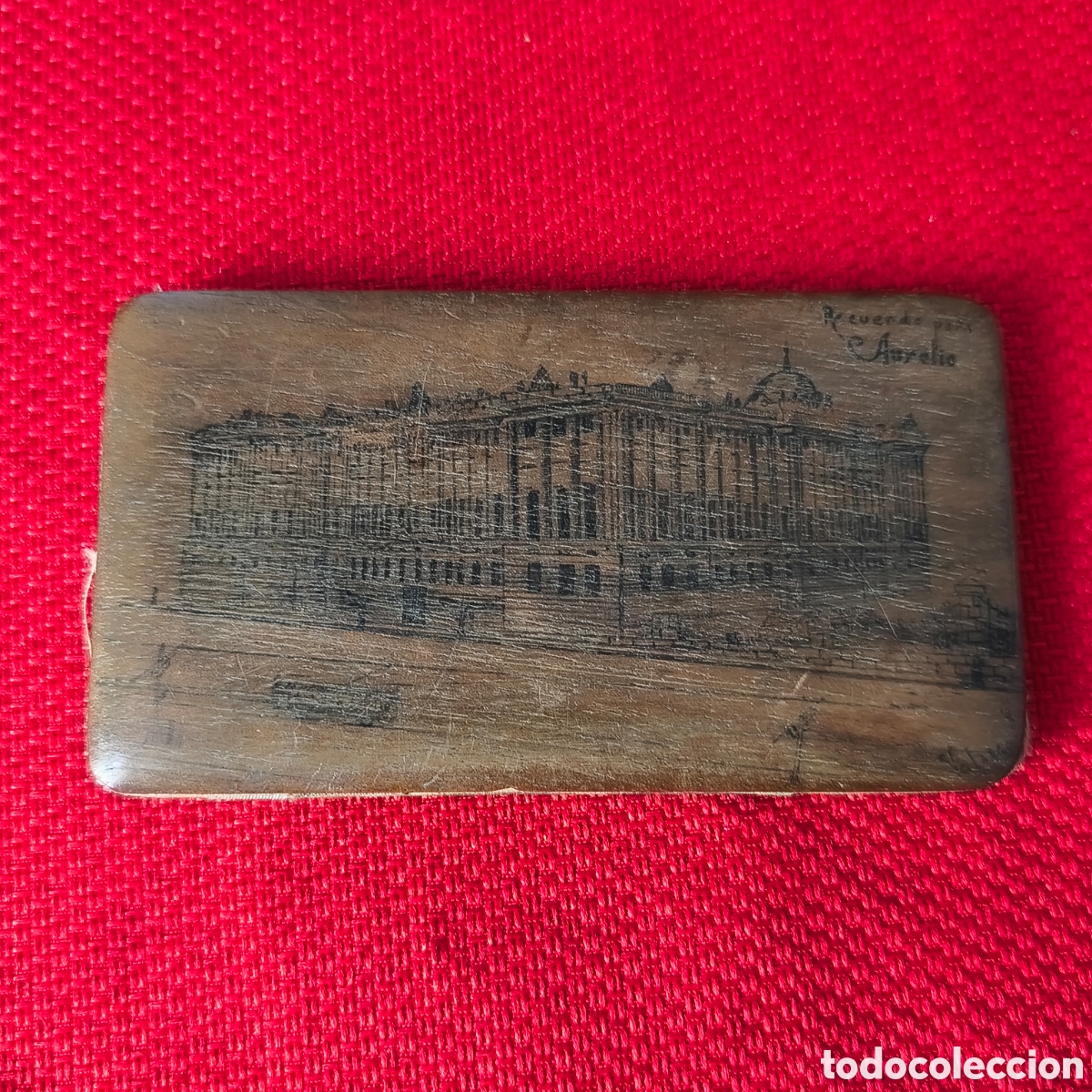 Segunda mano: Tarjetero en madera con dibujos a plumilla , Zaragoza - Foto 2