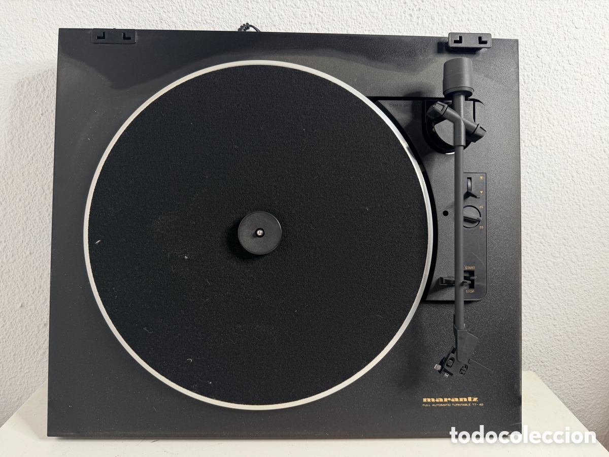 Segunda mano: Marantz TT-42 Belt Drive Turntable Black 33.3/45 RPM Stereo No Funciona Reparar