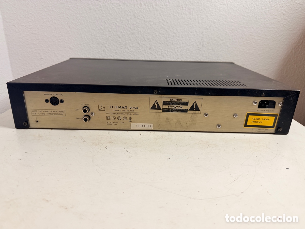 Segunda mano: Luxman D-103 CD-Player no funciona para reparar - Foto 9