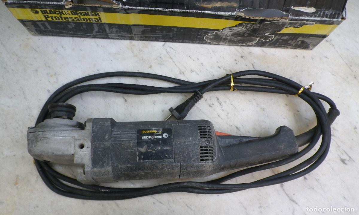 Segunda mano: Amoladora BLACK DECKER profesional 1800 W. - Foto 2