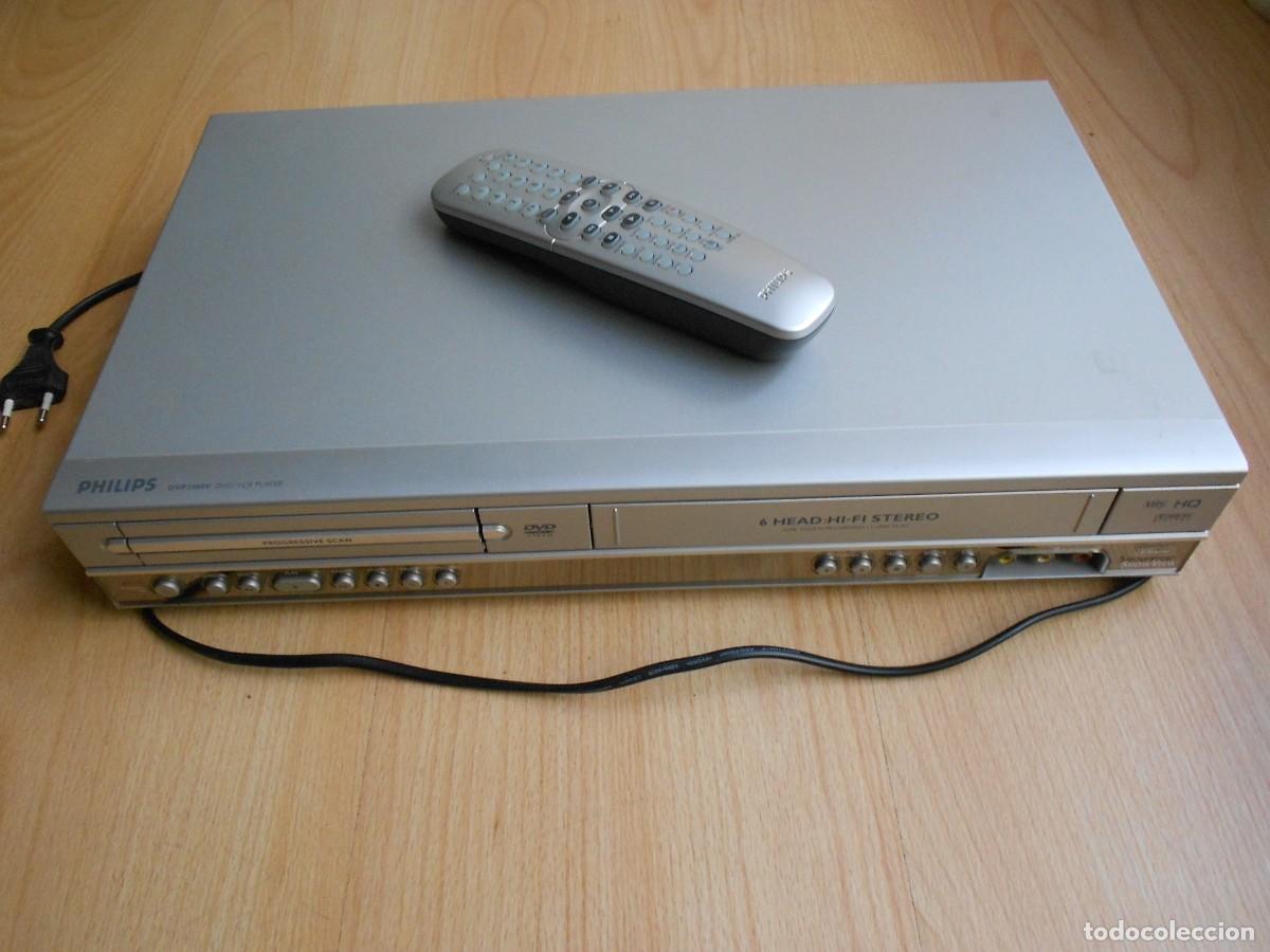 Segunda mano: REPRODUCTOR COMBO VHS + DVD PHILIPS con MANDO / Modelo : DVP 3100V