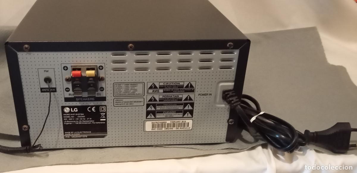 Segunda mano: Microcadena de audio LG CM2460. Potencia 100W - Foto 9