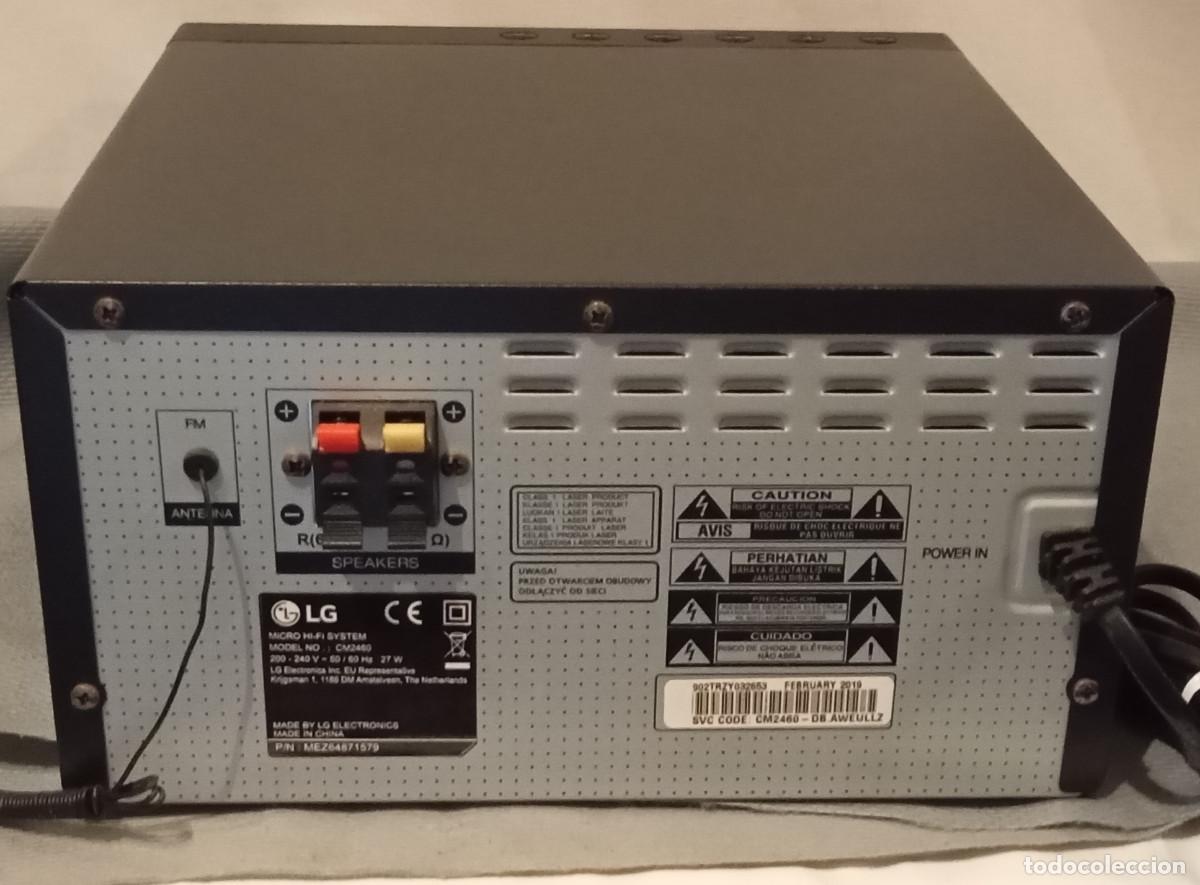 Segunda mano: Microcadena de audio LG CM2460. Potencia 100W - Foto 10