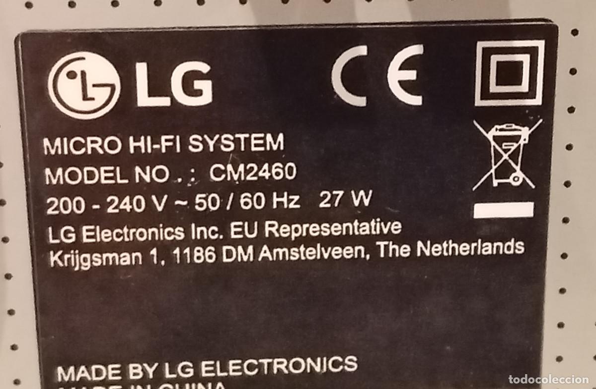 Segunda mano: Microcadena de audio LG CM2460. Potencia 100W - Foto 13