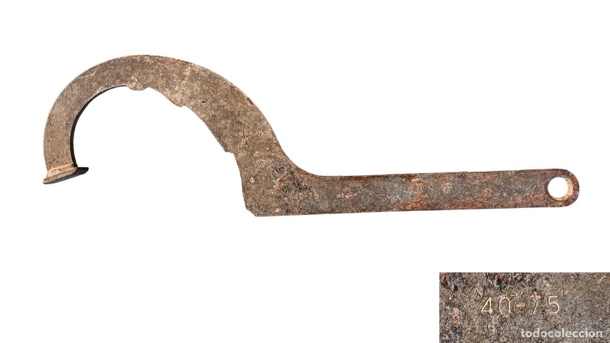 D'Occasion: LLAVE DE APRIETE EN C (LLAVE DE GANCHO) - ACERO - RANGO 40-75 mm - FONTANER&Iacute;A/RIEGO