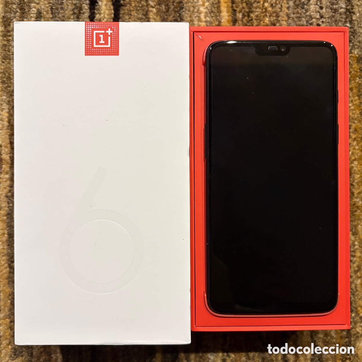 Zweite Hand: (L*055*) Smartphone OnePlus 6 (128GB / 8GB RAM) Mirror Black &ndash; Caja original y accesorios