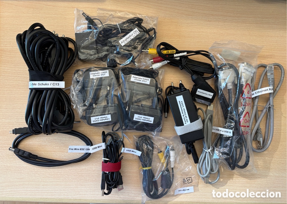 Zweite Hand: (L*045*) Lote Pack Cables y Adaptadores Alimentaci&oacute;n, V&iacute;deo y Datos
