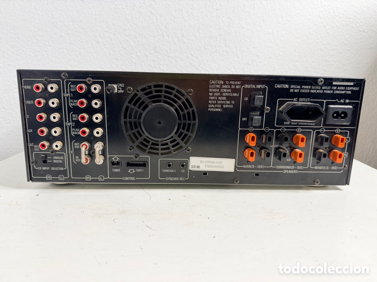 Segunda mano: Technics SU-X990D Digital Integrated Amplifier Japan 1989 Class AA - Foto 8