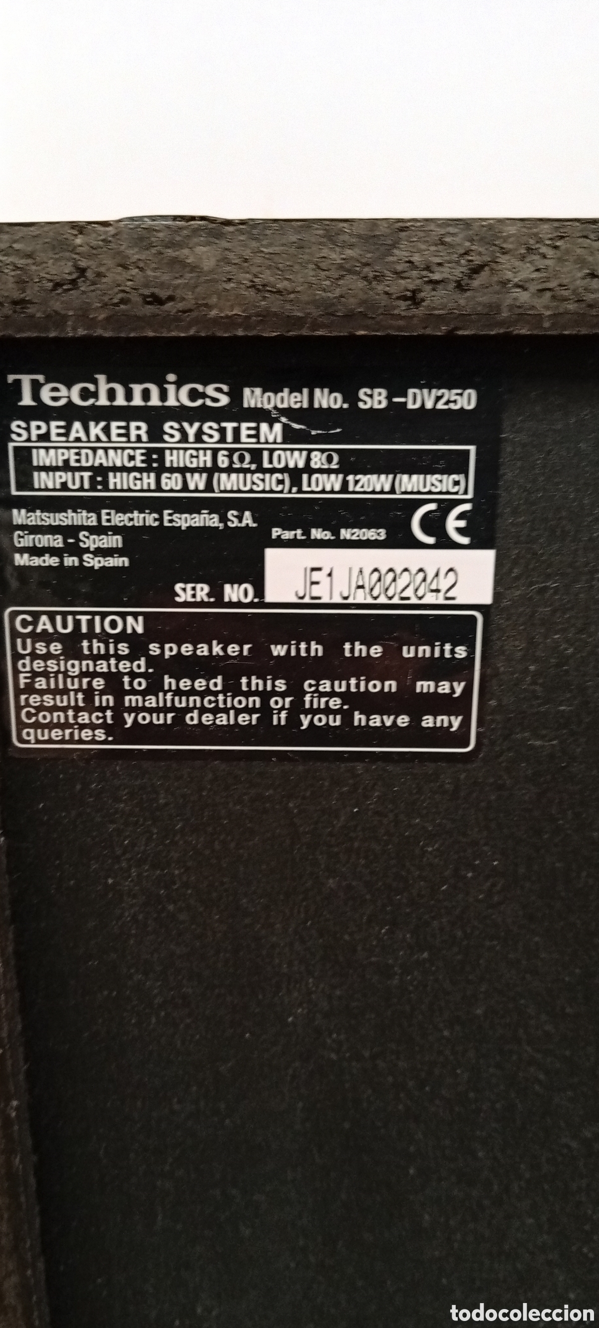 Segunda mano: ALTAVOCES TECHNICS- SONIDO ENVOLVENTE - Foto 5