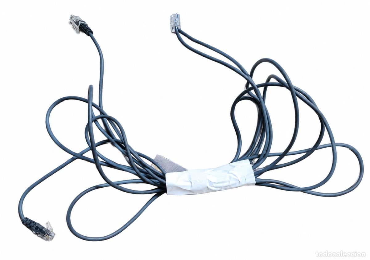 Segunda mano: CABLE RJ45 DERIVADOR CON 3 CONECTORES - 3 METROS - CONECTOR CENTRAL CON PINES 2, 3, 4 Y 5