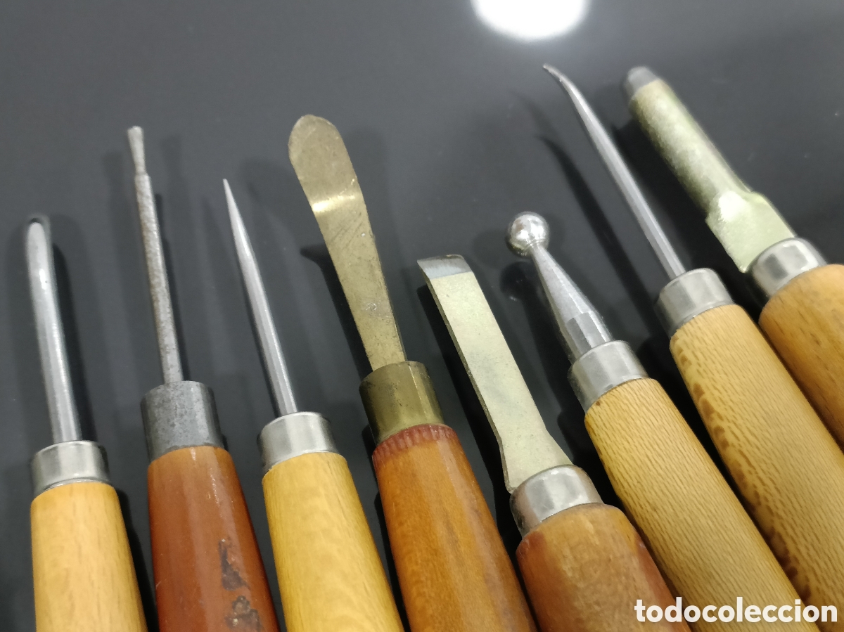 Segunda mano: Lote vintage herramientas Taker repujado - Foto 3