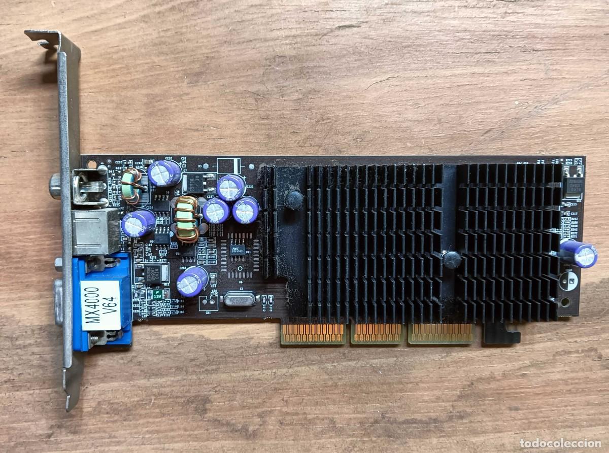 Segunda mano: TARJETA GR&Aacute;FICA NVIDIA GEFORCE4 MX 4000 - 64 MB - AGP - VGA + S-VIDEO + V&Iacute;DEO COMPUESTO