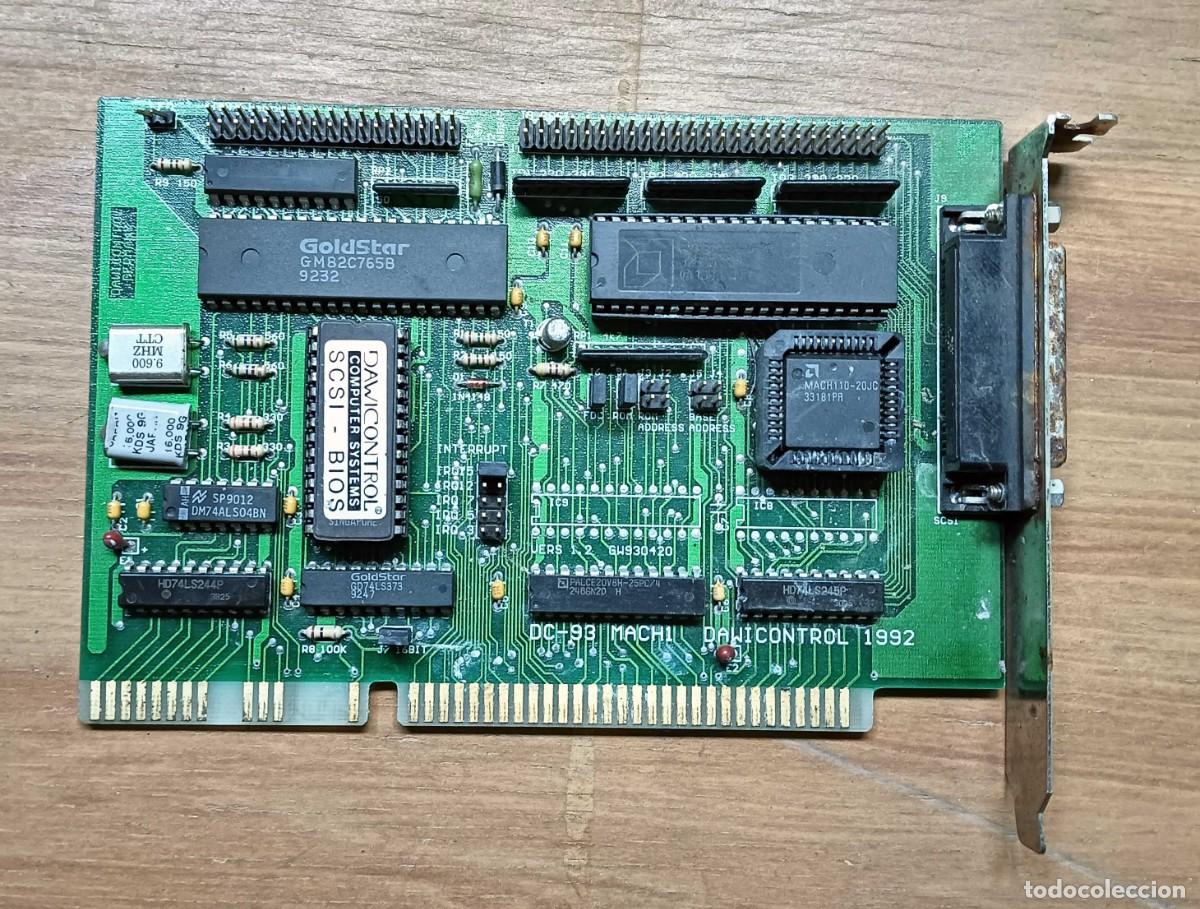 Segunda mano: TARJETA CONTROLADORA SCSI + DISQUETERA DAWICONTROL DC-93 MACH1 - ISA 16 BITS - c. 1992-1993