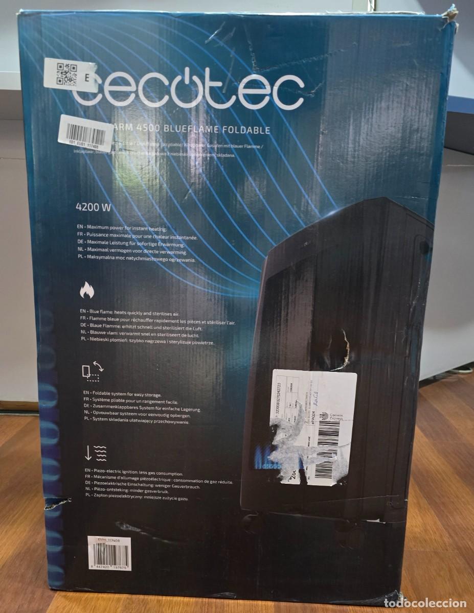 Segunda mano: Estufa Cecotec ReadyWarm 4500 BlueFlame Foldable Grado A