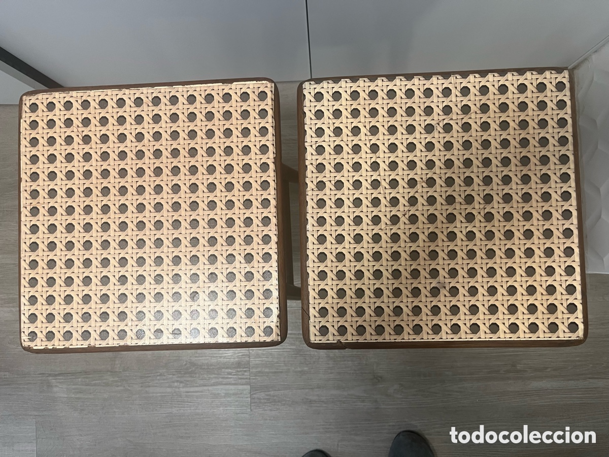 Segunda mano: Pareja banquetas de madera - Foto 4