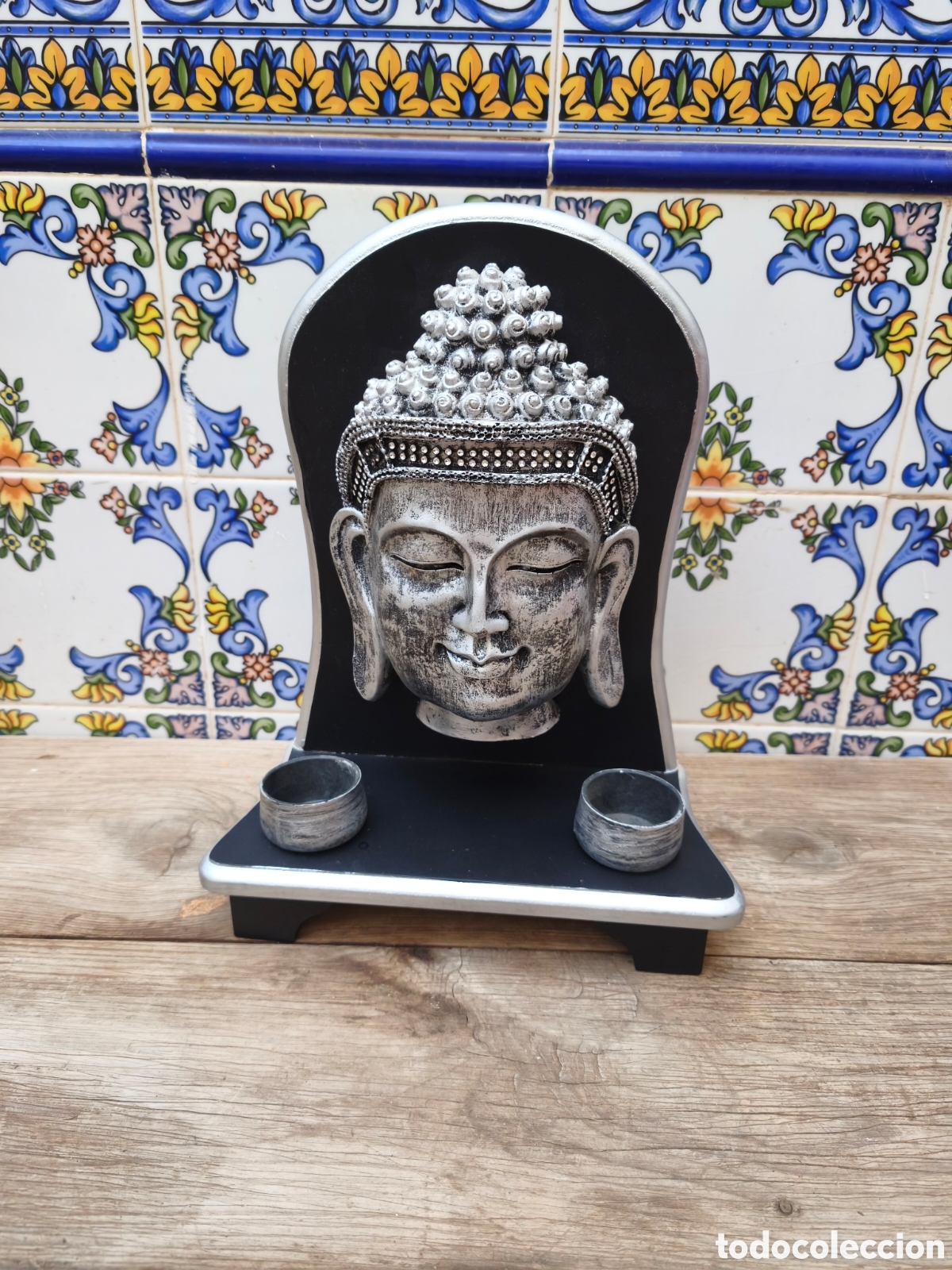Segunda mano: Buda decorativo de madera - Foto 1