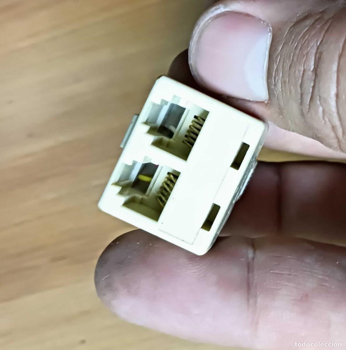 Segunda mano: DUPLICADOR / DIVISOR RJ11 &ndash; LADR&Oacute;N DE TEL&Eacute;FONO &ndash; 1 MACHO A 2 HEMBRA