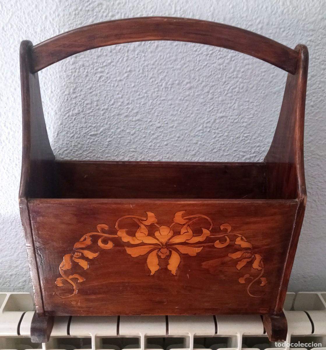 D'Occasion: Revistero madera vintage