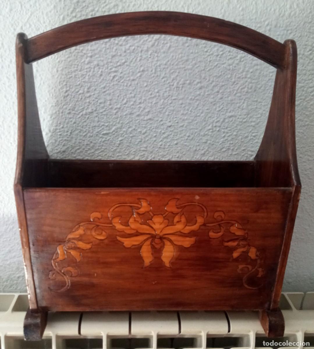 Segunda mano: Revistero madera vintage - Foto 4