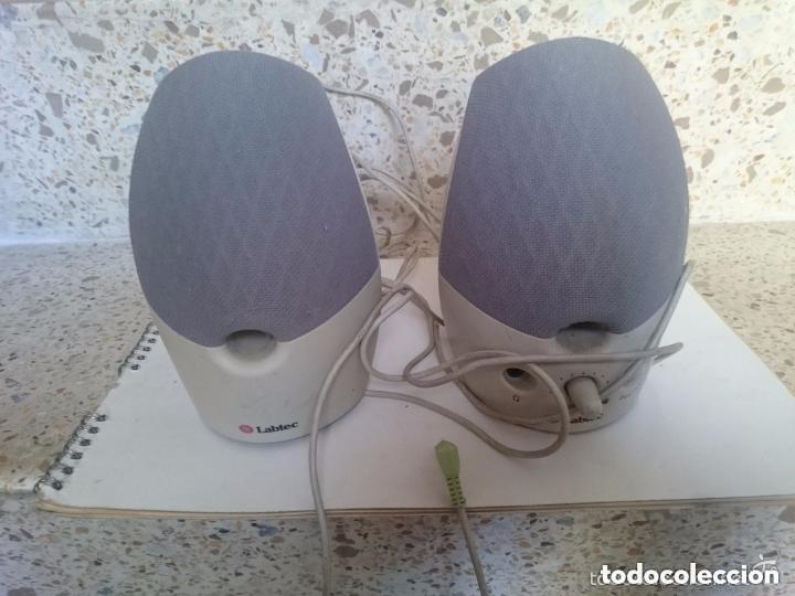 Segunda mano: altavoces de ordenador de mesa-ano 2001-perifericos informatica vintage-para piezas o reparar