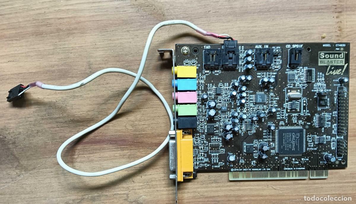 Second-Hand: TARJETA DE SONIDO CREATIVE SOUND BLASTER LIVE! VALUE CT4830 - PCI - EMU10K1 - 1999 - CON CABLE DE AU