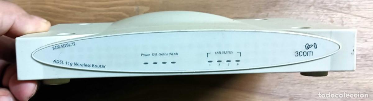 Segunda mano: ROUTER INAL&Aacute;MBRICO 3COM ADSL 11g WIRELESS ROUTER 3CRADSL72 - EDICI&Oacute;N YA.COM - WIFI 54 MBPS - 4 PUERT