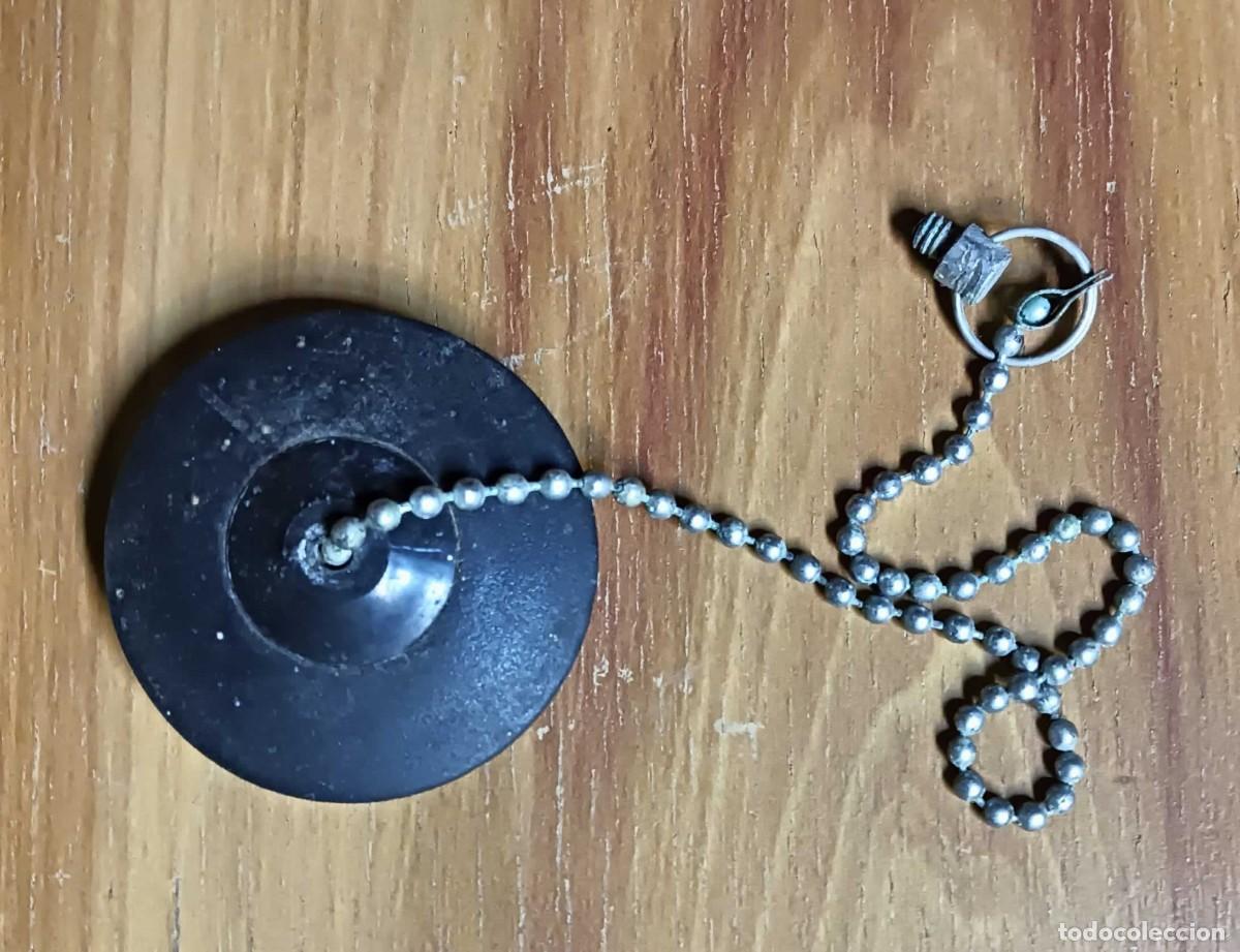 D'Occasion: TAPA DE GOMA + TAP&Oacute;N DE V&Aacute;LVULA DE DESAG&Uuml;E &ndash; PARA LAVABO O FREGADERO &ndash; 15 X 3 CM DI&Aacute;METRO