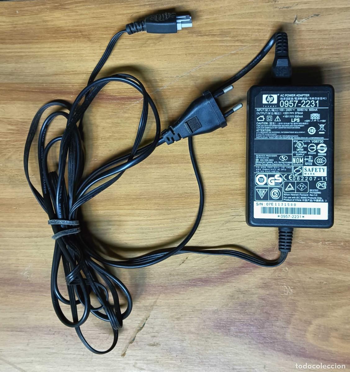 Segunda mano: ADAPTADOR DE CORRIENTE AC &ndash; HP 0957-2231 &ndash; 32V / 16V &ndash; PARA IMPRESORAS DESKJET Y PHOTOSMART
