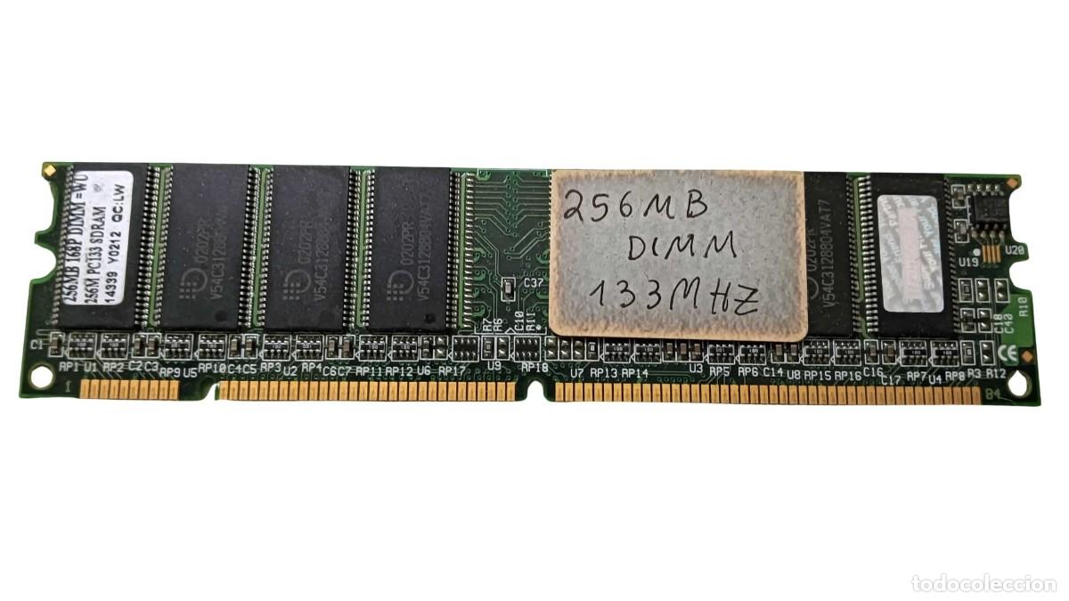 Segunda mano: MEMORIA RAM 256 MB SDRAM PC133 133 MHZ - M&Oacute;DULO DIMM 168 PINES
