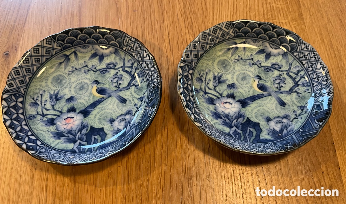 Segunda mano: Pareja platos de estilo Arita-yaki