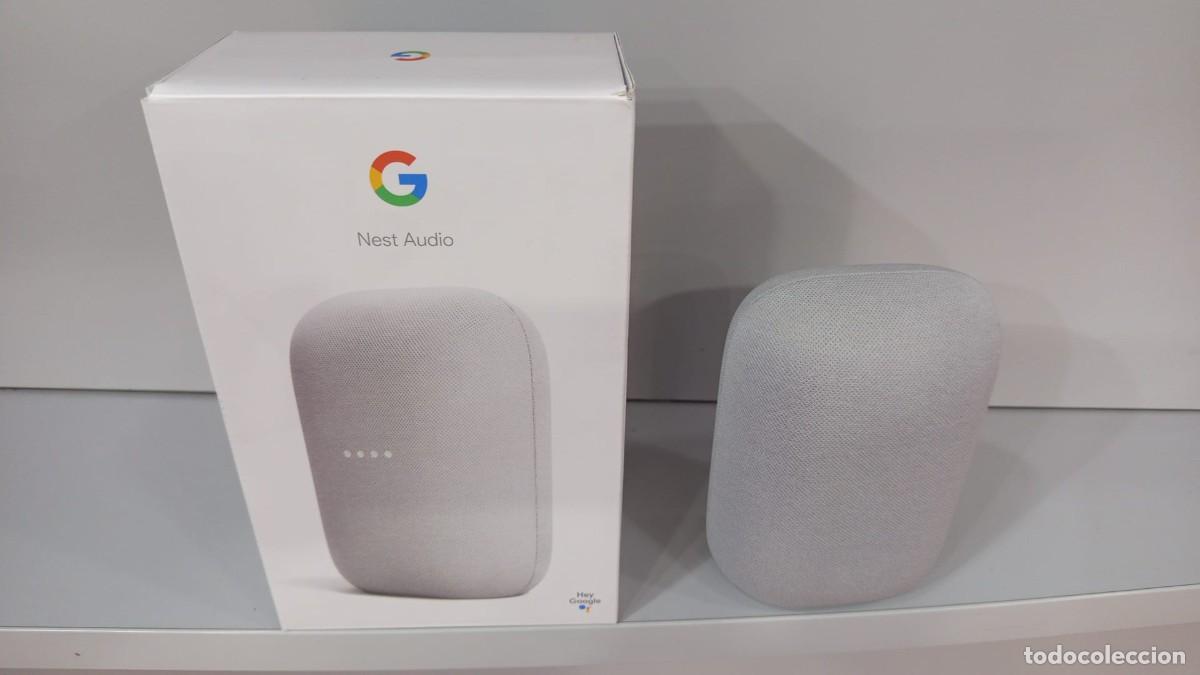 Segunda mano: Google Nest Audio Google Assistant Gris Grado A